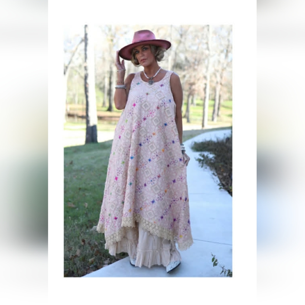 NWT! Jaded Gypsy Stars Align Dress.  Feels Like A Quilt, So Soft